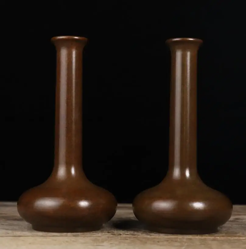 

Archaize seiko brass vase crafts statue A pair