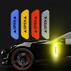 Светоотражающая наклейка, внешние аксессуары для автомобиля, внешняя Предупредительная полоса для защиты кузова автомобиля