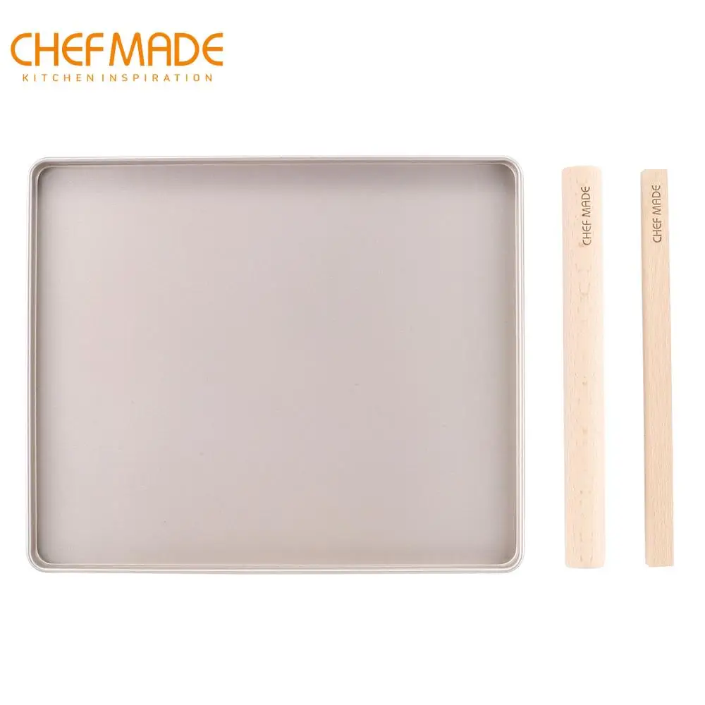CHEFMADE 12 дюймовый лист с деревянной палочкой антипригарное покрытие