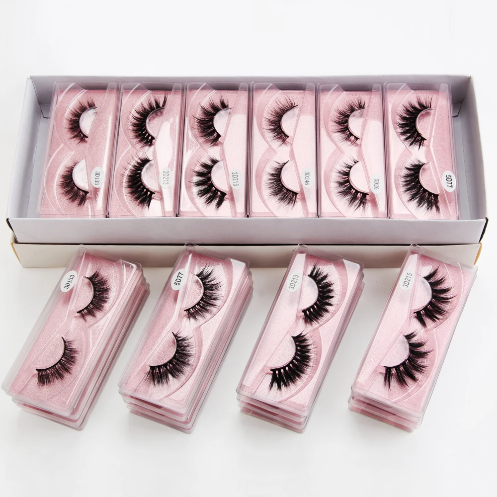 

MAGEFY Wholesale Eyelashes 5/20/50/100 Pairs 3D Mink Lashes Thick Natural Long False Eyelashes Wholesale Fake Eyelashes In Bulk