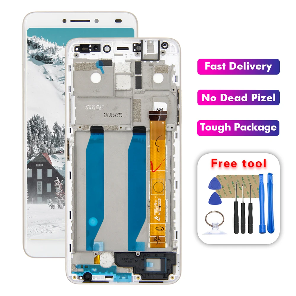 ЖК-дисплей с дигитайзером сенсорного экрана для Alcatel 3V OT5099 5099 5099Y 5099U 5099D замена