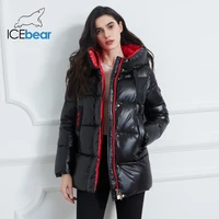 icebear 2021 new winter jacket high quality hooded coat women fashion jackets winter warm woman clothing casual parkas gwd19502i
