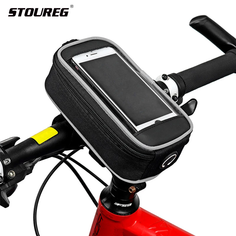 5 7-дюймовый Велосипедный Чехол с сенсорным экраном водонепроницаемый чехол для