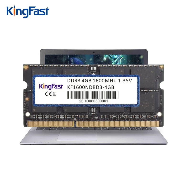 Оперативная память KingFast DDR3 DDR3L 4 ГБ 8 1600 МГц 204Pin 1 35 в SODIMM модуль для ноутбука |