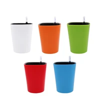 automatic self watering flower plants pot 2021 new pp self watering planters flower pots indoor with water level indicators
