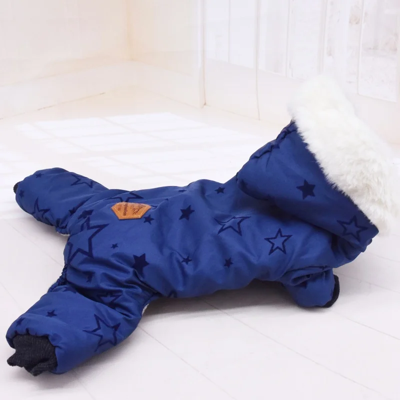 Pet Dog Clothes Winter Warm Coat Thicken Clothing For Dogs Costume Jumpsuit Hoodies Jacket Supplies perros | Дом и сад