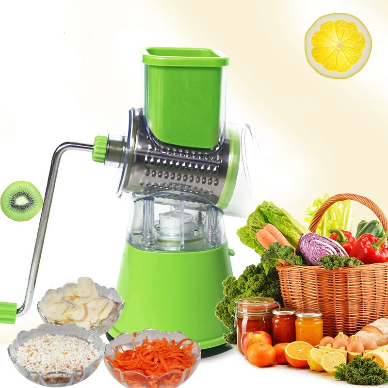 

Wonderlife Manual Vegetable Cutter Slicer Kitchen Accessories Multifunction Round Mandoline Slicer Potato Cheese Kitchen Gadgets