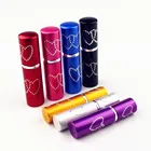 Дорожный стеклянный флакон для духов, Алюминиевый распылитель, многоразовый пустой флакон, портативный металлический распылитель 10 мл