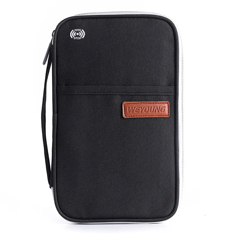 

Waterproof And Dustproof Multifunctional Travel Oxford Anti Demagnetization Passport Bag Portable Overseas Travel Document Card