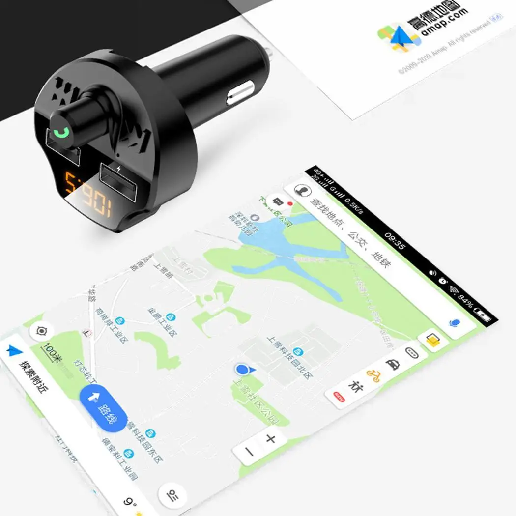 Двойной usb порт авто новая сигарета 12 24V 24 часа Зажигалка Bluetooth MP3 передатчик