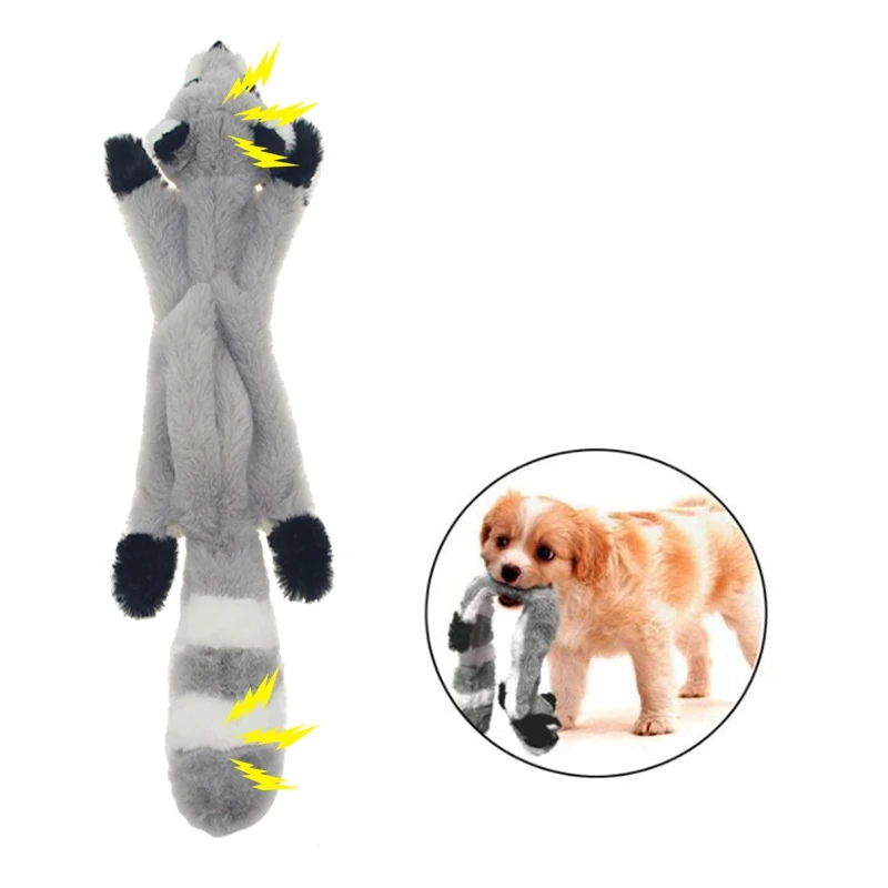 

4 Pet Supplies Dog Simulation Animal Skin Toys, 45cm Pet Vocal Plush Toys