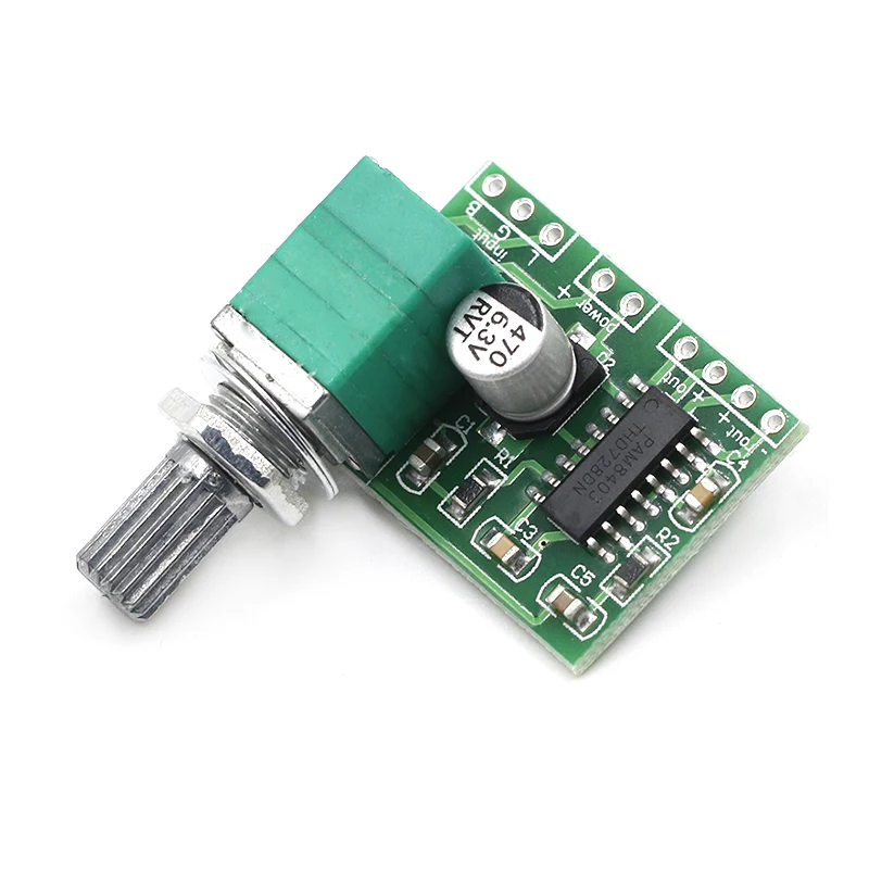 

New PAM8403 mini 5V digital amplifier board with switch potentiometer can be USB powered car amplifier amp board phono preamp