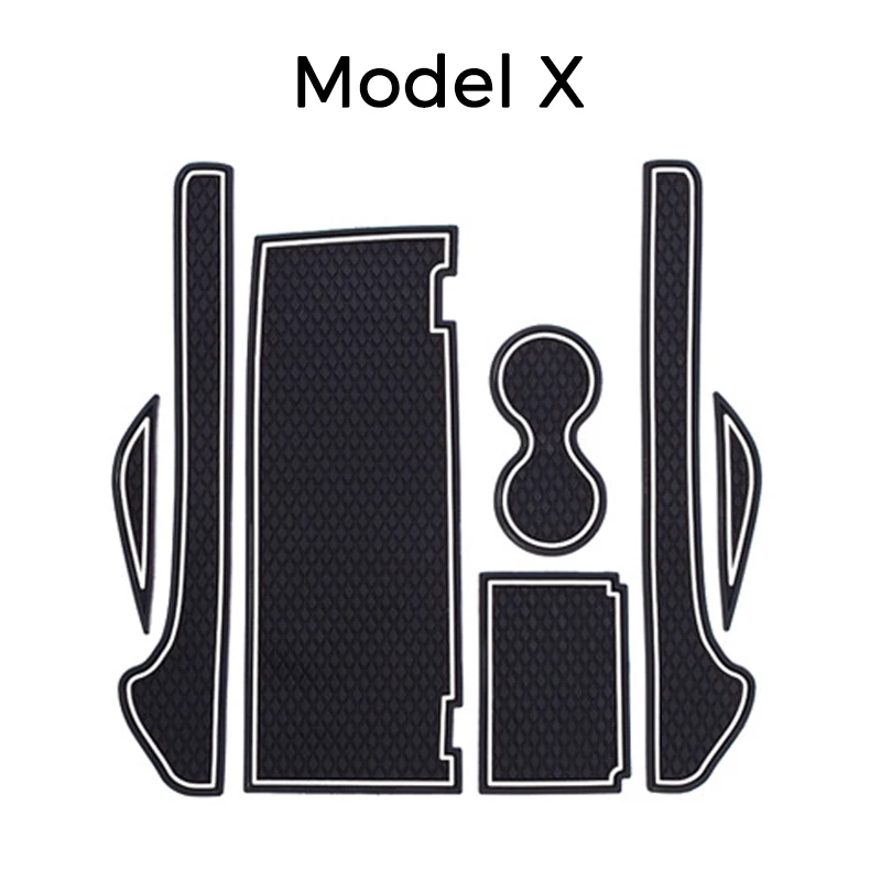 7 шт. коврики для дверей автомобиля Tesla Model X| |