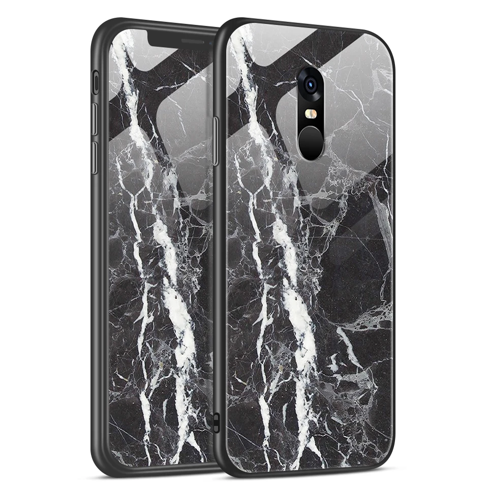 W307 Для Xiaomi Redmi Note 4/4X роскошный чехол из закаленного стекла для Remi Note 4 Pro CN Version/4 Gobal Version Fashion Soft Edge Shell - Цвет: W307