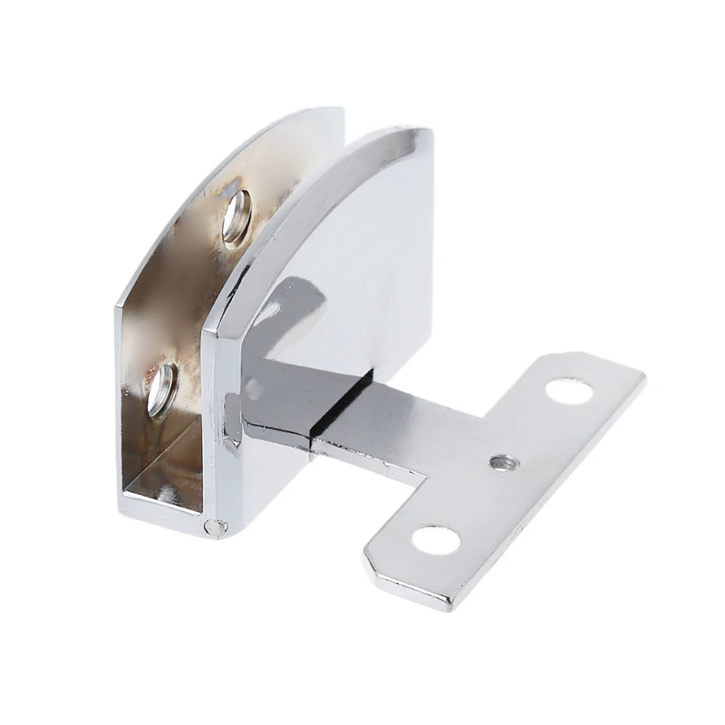 Хромированный стеклянный дверной шарнир зажим для шкафа кабинета ворот