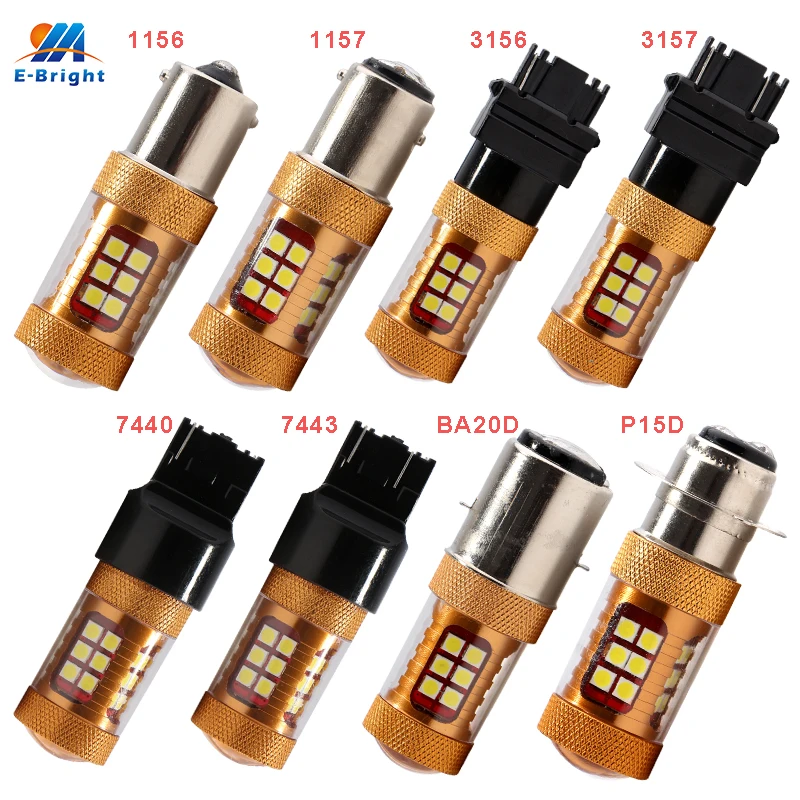 YM E Bright светодиодный т. светодиодные фары для автомобиля мотоцикла авто 3030 1156 p21w