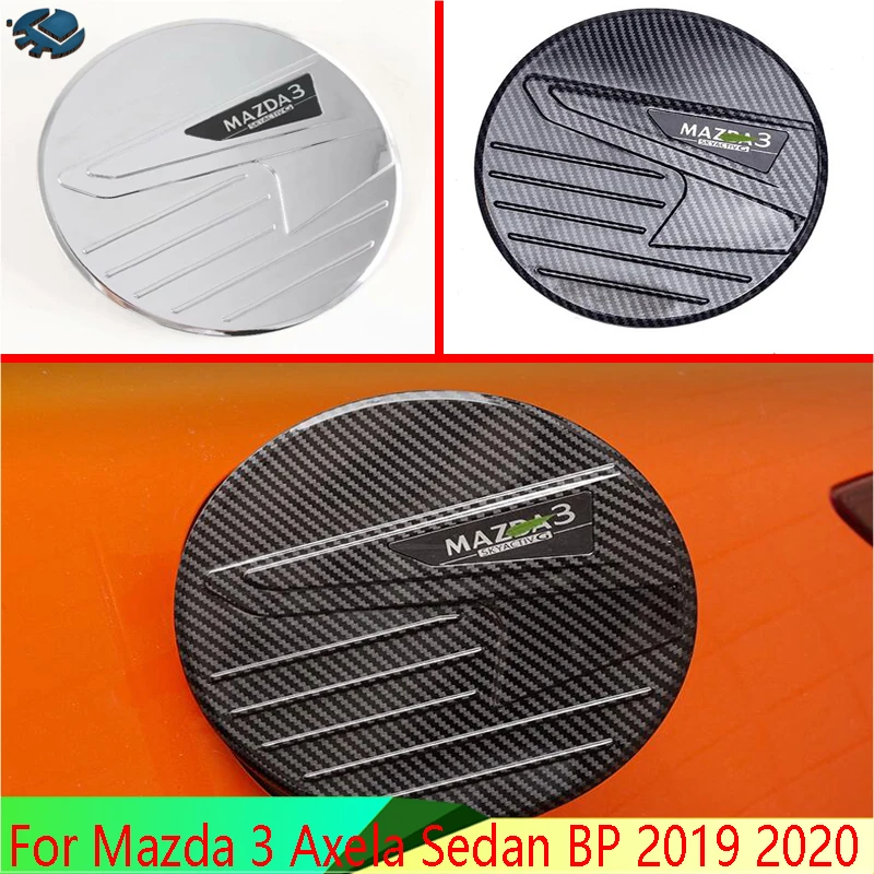 

For Mazda 3 Axela Sedan BP 2019 2020 Car Accessories fuel tank cap cover car-styling trim oil fuel cap protective