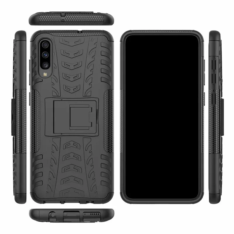 Protect Case For Samsung A70s A40s A10s A20s Cases Covers Dual Layer Plastic Silicone Stander A10e A20e |