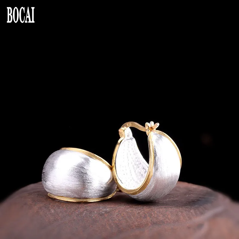 

Клипсы женские из тайского серебра 100% пробы, в этническом стиле, 925 пробы