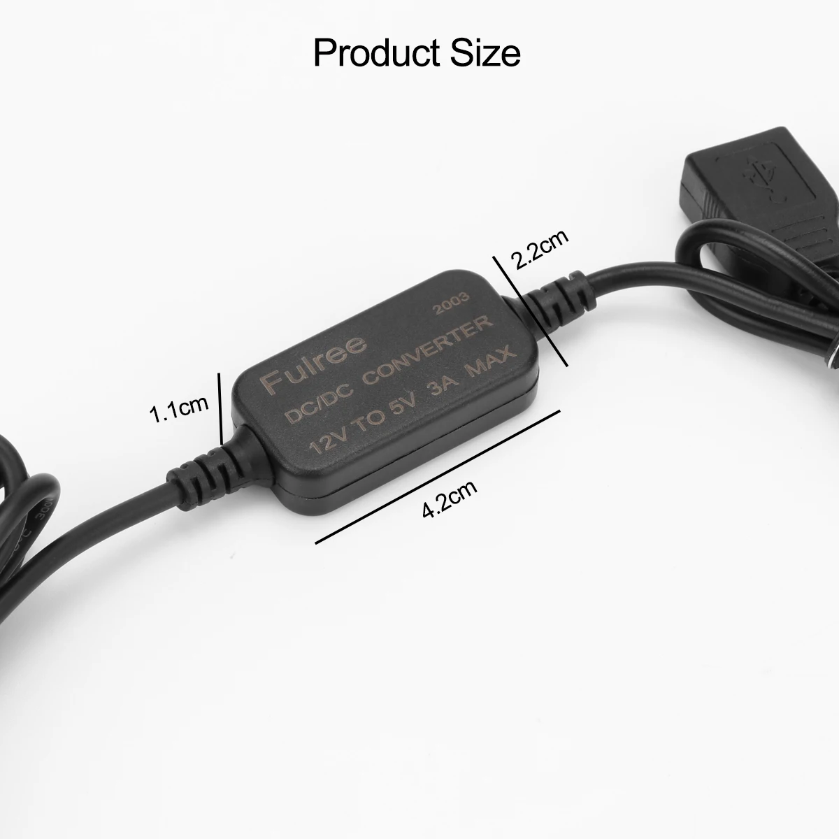 USB адаптер 15 Вт 1 шт. от 12 В до 5 В|Кабели адаптеры и разъемы| |