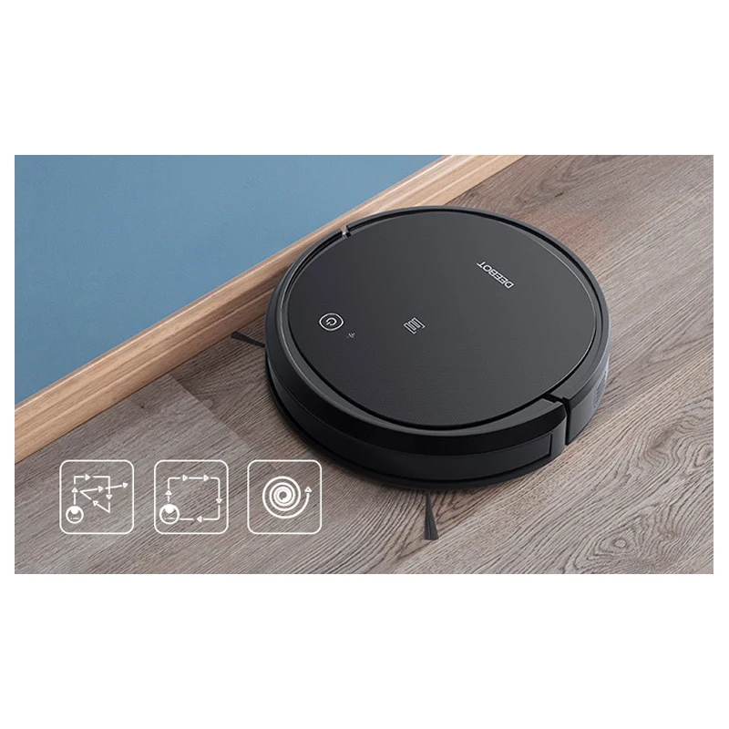Робот пылесос для сухой уборки ECOVACS DEEBOT D500 По расписанию управление приложением