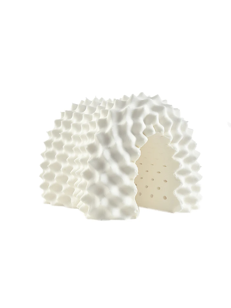 

Thai Natural Latex Memory Pillow Wolf Tooth Pillow Massage Cervical Spine