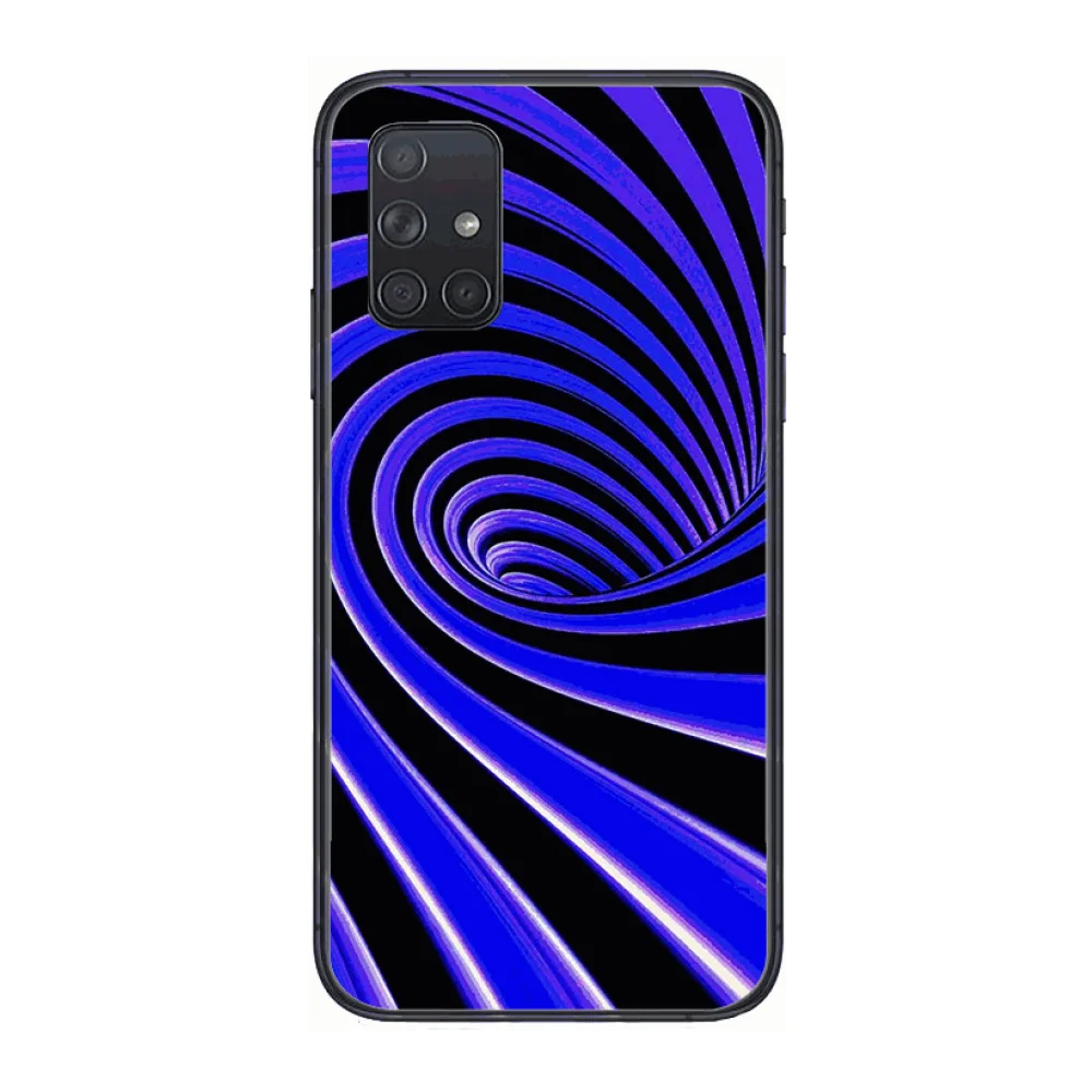 

Vision Attract Phone Case Hull For Samsung Galaxy A 50 51 20 71 70 40 30 10 E 4G 5G S Black Shell Art Cell Cover