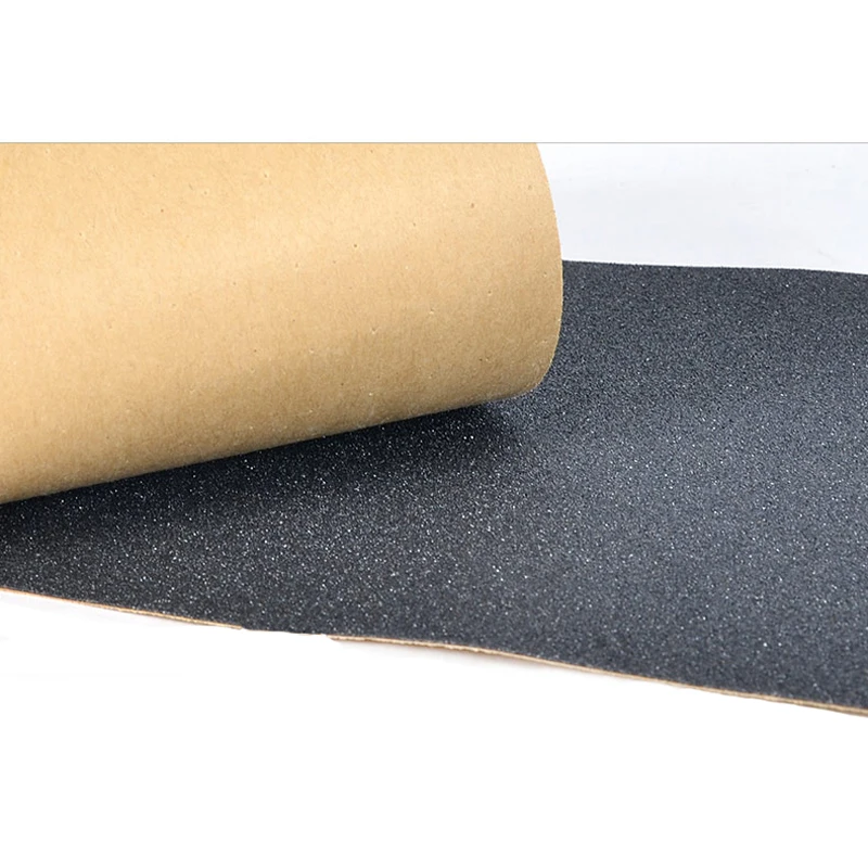 83*24 см Противоскользящий скейтборд Griptape чистый черный наждачный двойной утолщенный Скейтборд Доска наждачная бумага Скейтбординг палубная ручка лента