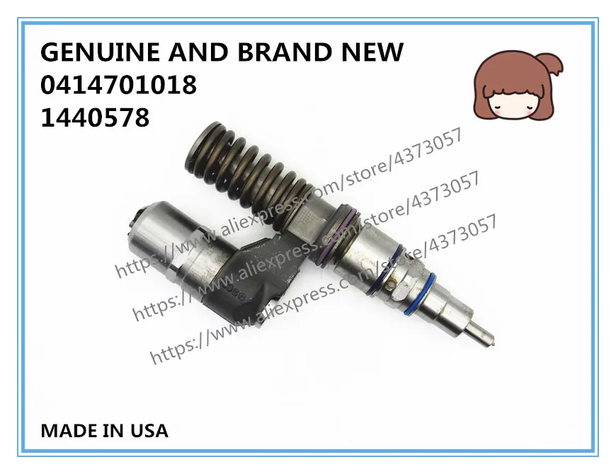 Оригинальный и совершенно новый дизельный блок топливный инжектор 0414701018 1440578 |