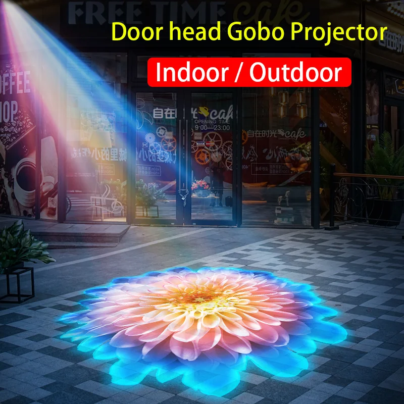

Наружный светодиодный роторный проектор gobo, проекция, персонализированные рекламные уведомления, фотографии приветствуются в ресторанах ...