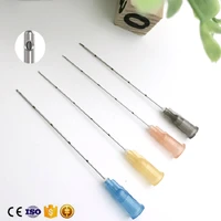 2022 new product 50 pcs per box micro cannula 25g 22g 18g 21g 50mm 70mm blunt tip canula for fillers