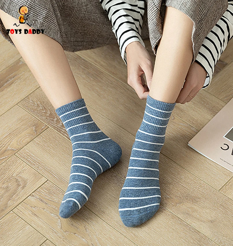 Новые белые черные кофейные Женские полосатые хлопковые носки Harajuku брендовые