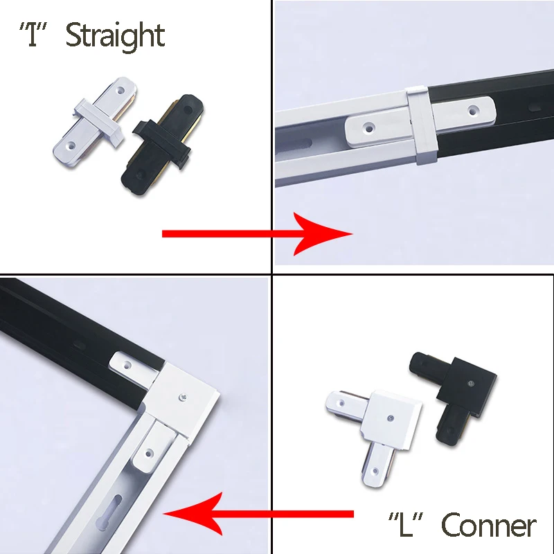 Светодиодный светильник для трека 1 м алюминиевая арматура 0 5 20 см 2 проводные