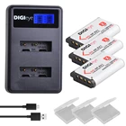 NP-BX1 аккумулятор и ЖК-дисплей USB двойное зарядное устройство для Sony Cyber-Shot DSC-RX100 RX100II RX100MII RX100III FDR-X3000 AS300