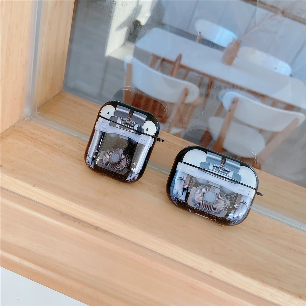 Чехол для наушников Apple Airpods 3 Pro 3D механическая структура чехол AirPods 1 2 |