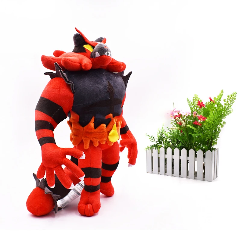 2 стиля куклы животных Litten Evolution Alola Incineroar Solgaleo Lunala SUN/MOON Мягкая Плюшевая Кукла