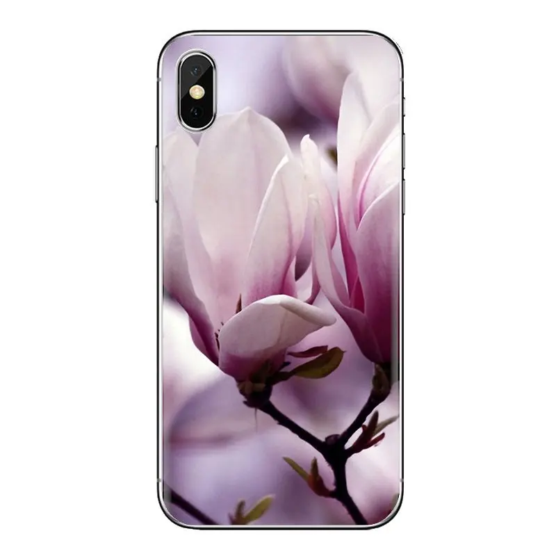 For Xiaomi Redmi 4 3 3S Pro Mi3 Mi4 Mi4i Mi4C Mi5 Mi5S Mi Max Note 2 sweet magnolia flower Soft Transparent Shell Covers |