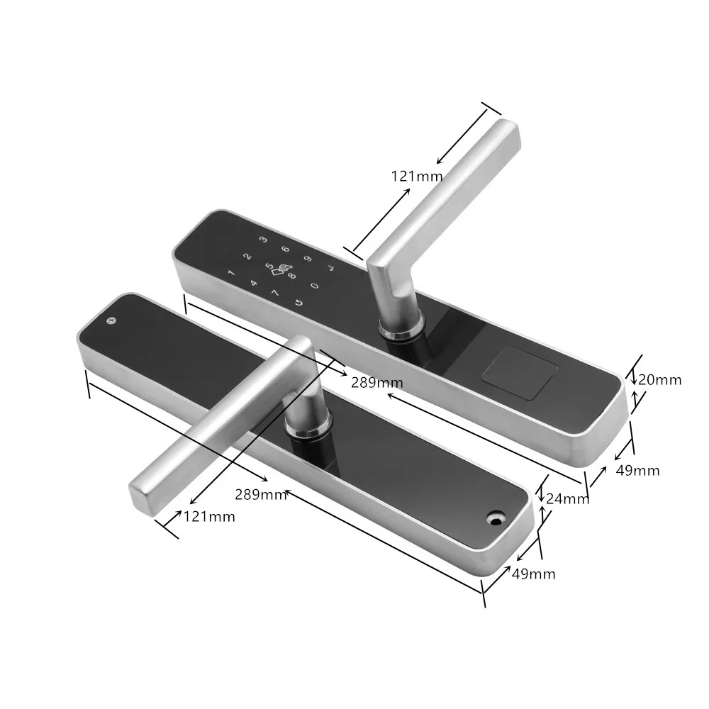 

TT Lock Bluetooth Smart Lock Password Electronic Door Handle Lock With Digital Keypad Remote Control RFID Key Intelligent Lock
