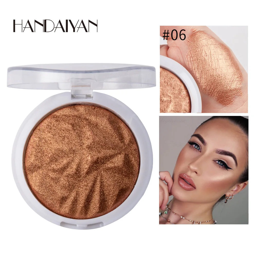 Facial Bronzers Palette Makeup Glow Face Contour Shimmer Pow