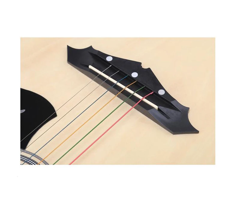 Акустическая гитара 38 дюймов акустическая фолк для начинающих 6 струн липа с