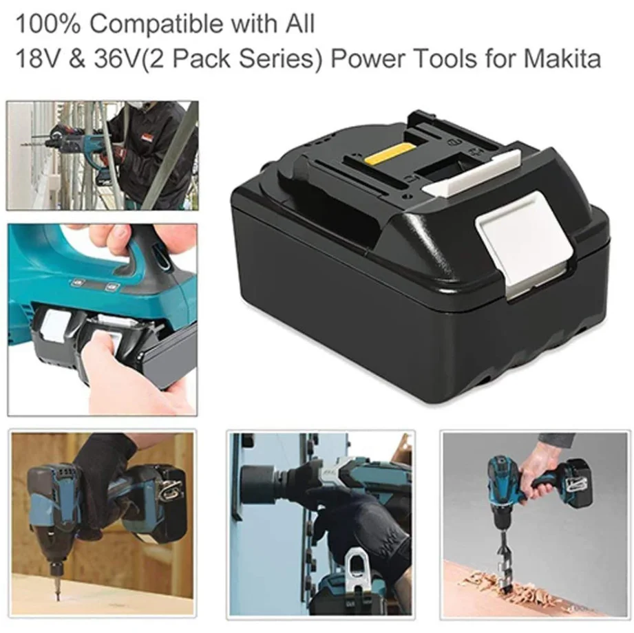 

DC18RCT Li-ion Battery Charger for Makita Charger 18V 14.4V BL1830 Bl1430 DC18RC DC18RA Power tool 3A Charging Current