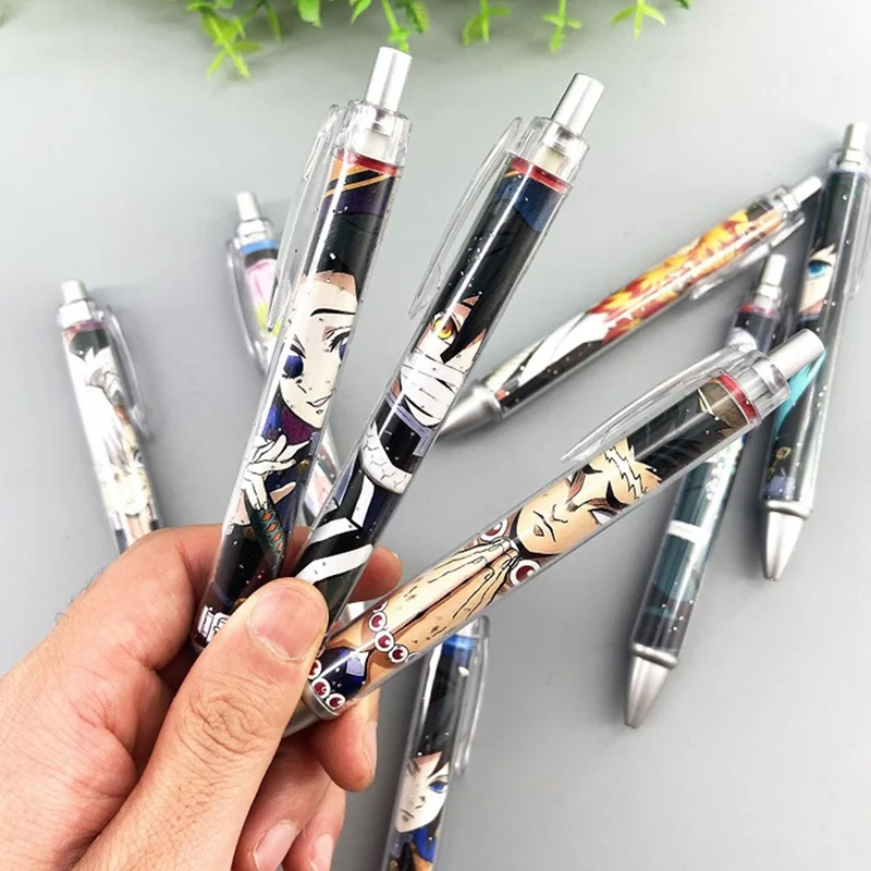 Demon Slayer Kimetsu No Yaiba Ballpoint Pen Press Style Ball Pens For School Office w |