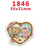PR1846 30 шт./лот плоское заднее плоское украшение из смолы diy украшения аксессуары DIY материалы ручной работы PR54 - Цвет: PR1846