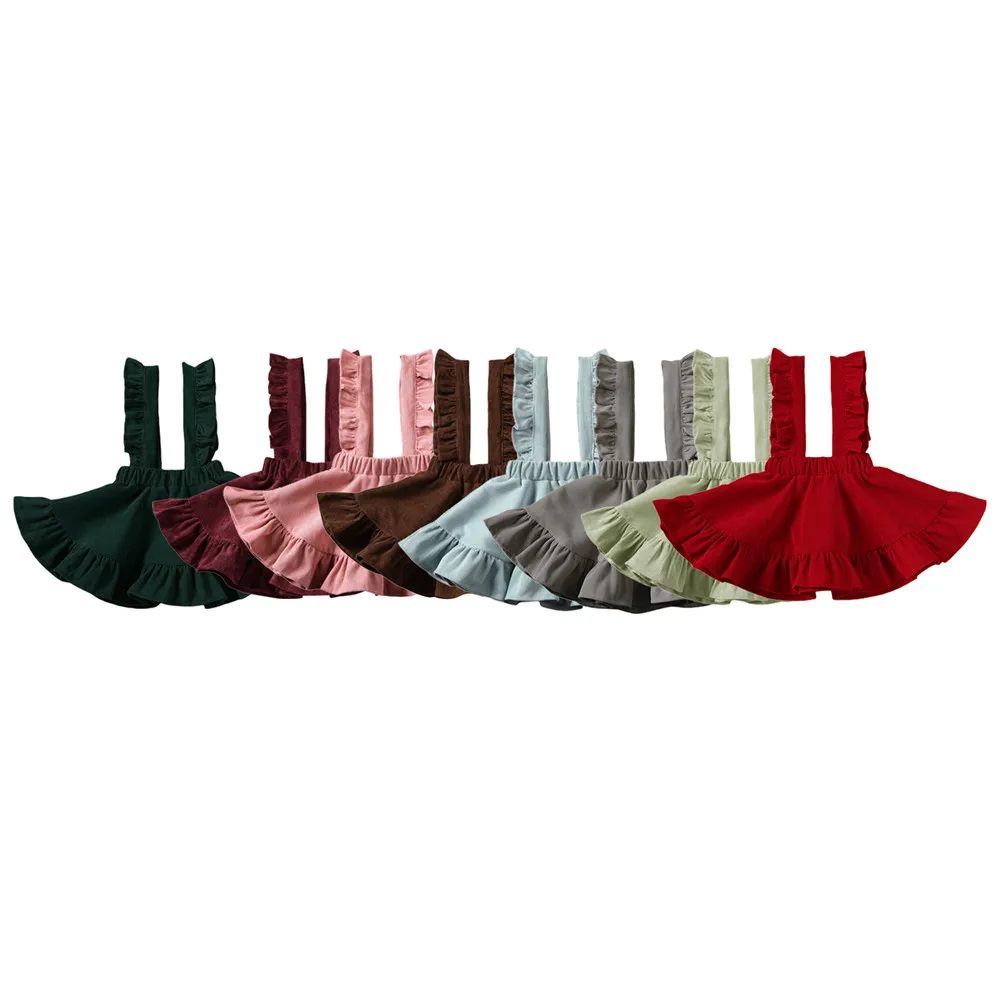 

Юбка женская Вельветовая на лямках, 8 цветов