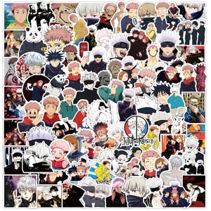 1050100pcs anime jujutsu kaisen stickers laptop guitar luggage fridge phone waterproof graffiti sticker decal kid classic toys free global shipping