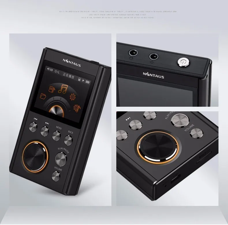 AK NiNTAUS X10S MP3 Hifi плеер обновленная версия DSD64 HIFI музыка Высокое качество Мини Спортивный ЦАП WM8965 процессор 16 Гб