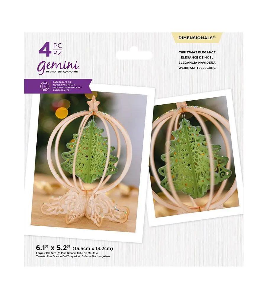 Рождественская элегантная упаковка металлические Вырубные штампы форма для