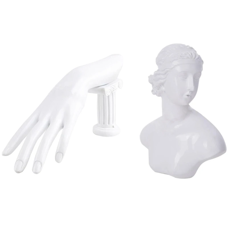 

2 Pcs Jewelry Display Stand Earrings Jewelry Counter Display Photo Display Props Jewelry Storage Rack, A & B