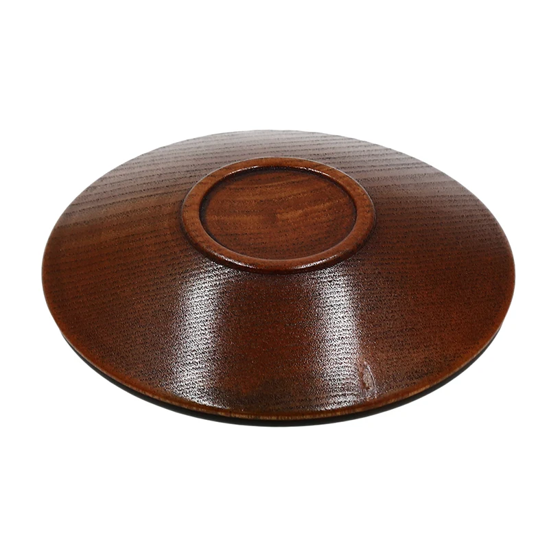 Новая популярная однотонная посуда в японском стиле деревянная миска для