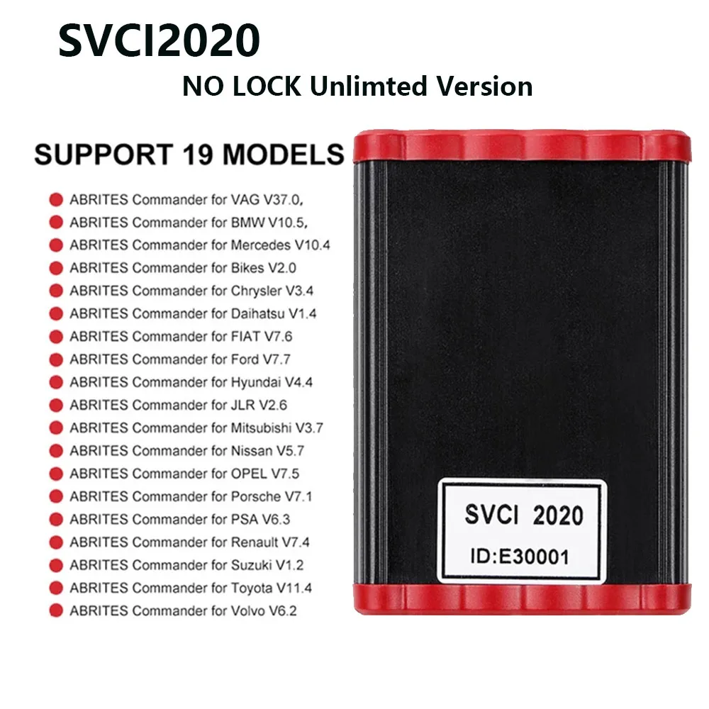 Инструмент для диагностики программирования SVCI2020 SVCI2019 с 21 последним программным